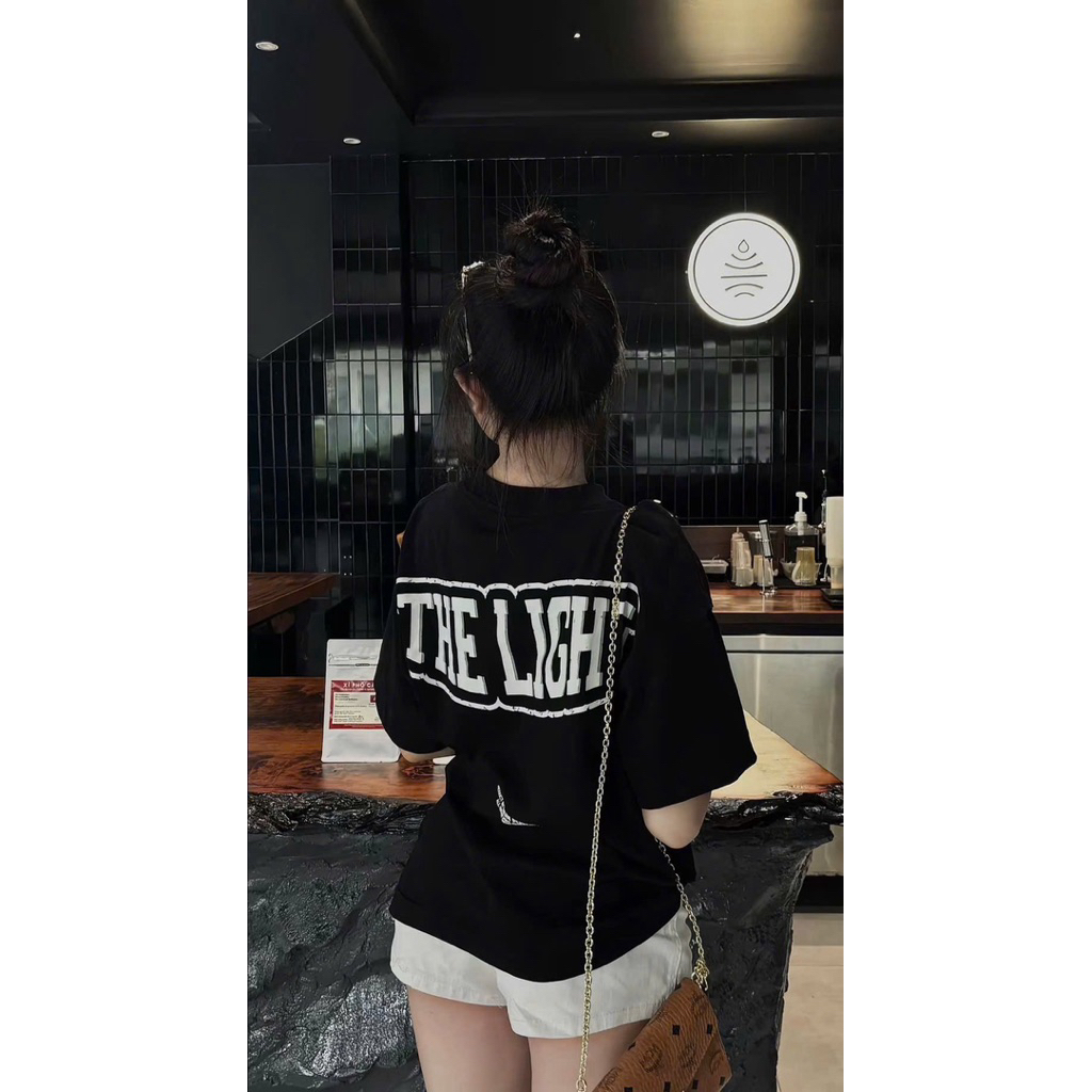 Áo Thun The Light Form Rộng Chất Vải Cotton Định Lượng 260gsm Full Tag Mac