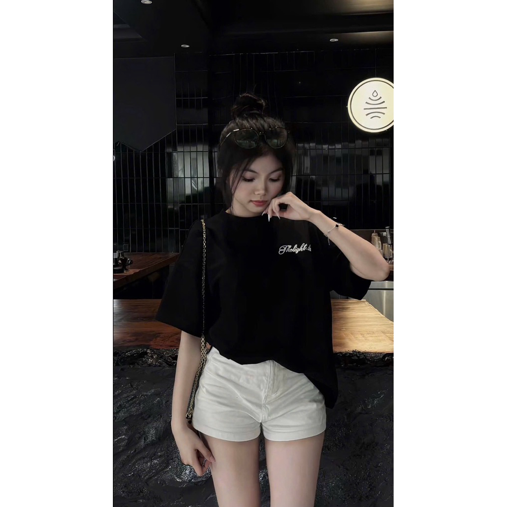 Áo Thun The Light Form Rộng Chất Vải Cotton Định Lượng 260gsm Full Tag Mac
