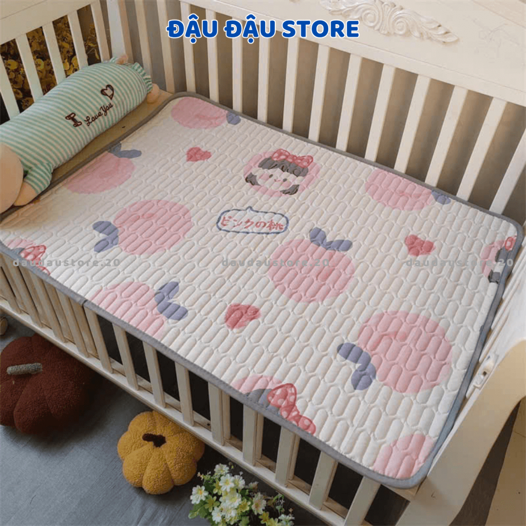 Miếng Lót Điều Hoà Chống Thấm IN 2 Kích thước 50x70cm Mặt Cho Bé Sơ Sinh thoáng khí êm ái Đậu Đậu Store
