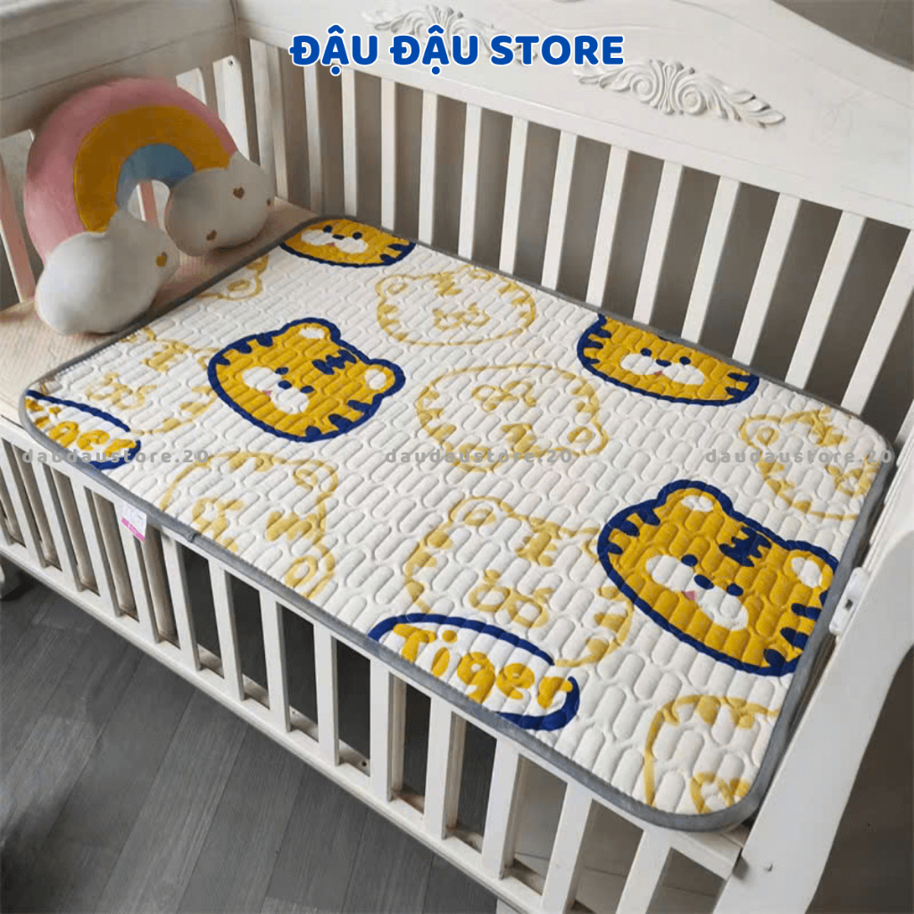 Miếng Lót Điều Hoà Chống Thấm IN 2 Kích thước 50x70cm Mặt Cho Bé Sơ Sinh thoáng khí êm ái Đậu Đậu Store