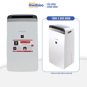 [HỎA TỐC 2H] Máy lọc không khí và hút ẩm Sharp DW-J20FV-W - Sharp DW-J20FV-W - Sharp DW-J27FV-S (52m²/20lít) - BH 12T