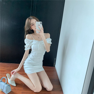 Đầm Quảng Châu Cici dress hai màu đen trắng co giãn tốt