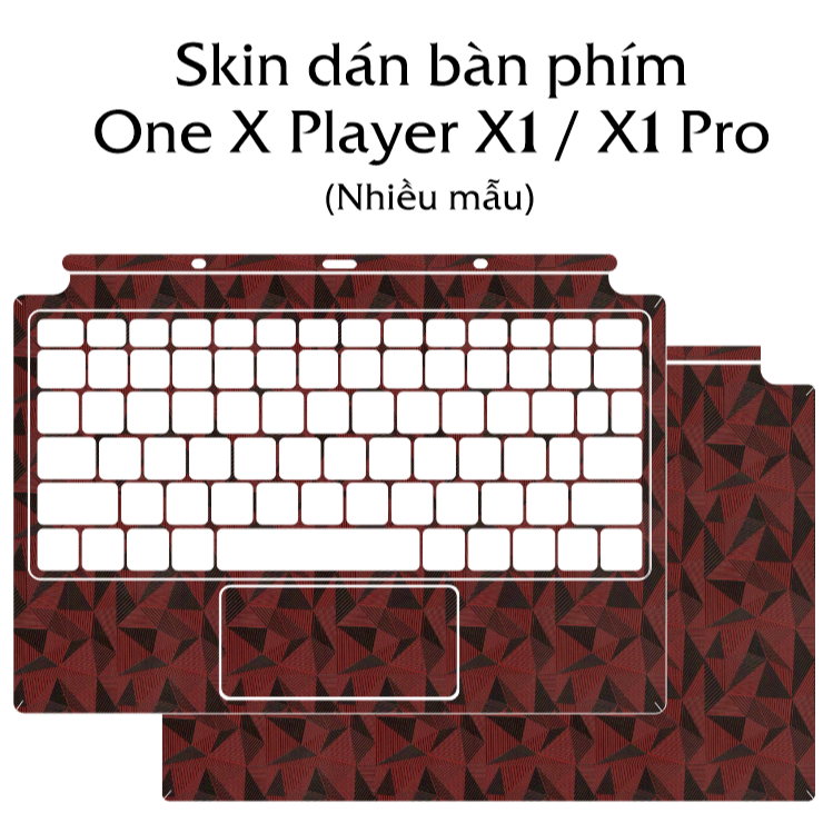 Skin dán bàn phím One X Player X1 / X1 Pro (nhiều mẫu) | Miếng dán Film 3M vân nổi | Custom theo yêu cầu