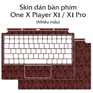 Skin dán bàn phím One X Player X1 / X1 Pro (nhiều mẫu) | Miếng dán Film 3M vân nổi | Custom theo yêu cầu
