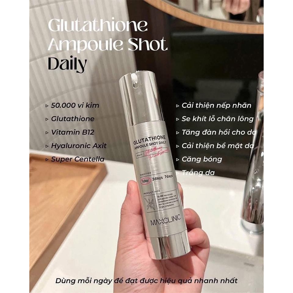 glutathione ampoule shot daily Tinh Chất Dưỡng Trắng Vi Kim, Cải Thiện Nếp Nhăn Maxclinic 50ml PERFORMANCE ACTIVE Affordable Cyanocobalamin Ampoule 1000 Variants:2 Collagen