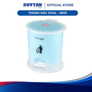 Thùng rác Oval nhỏ DUY TÂN nhựa PP, xô rác bên trong, tiện lợi sử dụng ở mọi không gian