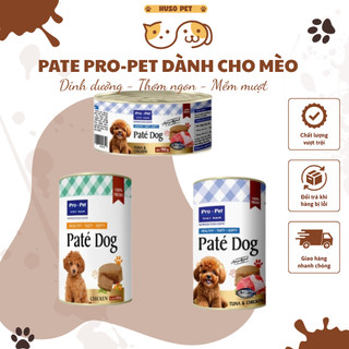 Pate Chó Pro-Pet Dinh Dưỡng Thơm Ngon Mềm Mượt Cá Ngừ & Gà