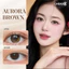 Kính áp tròng khoá ẩm 10H 3 Tháng màu Aurora Brown/ Luna Brown/ Ovia Brown (Lens cận Outlet) -