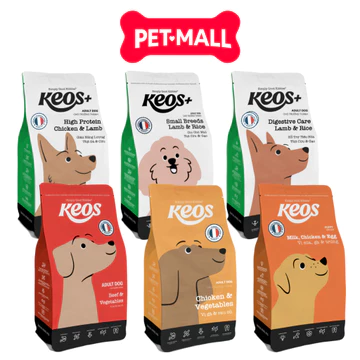 1.5KG - Thức ăn hạt cho chó KEOS công thức Pháp - Cho chó con và chó trưởng thành Petmall