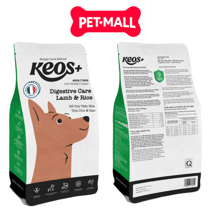 1.5KG - Thức ăn hạt cho chó KEOS công thức Pháp - Cho chó con và chó trưởng thành Petmall – 4