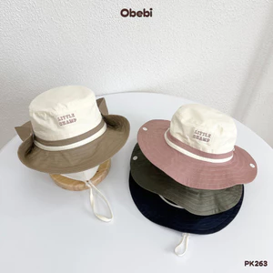 Mũ Bẻ Vành Phối Màu Obebi Sành Điệu Che Mát Cho Bé Trai Bé Gái từ 3m-4 tuổi PK263