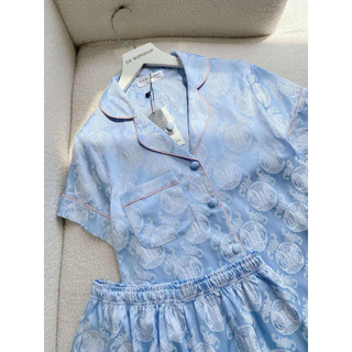 𝗛𝗮̀𝗻𝗴 𝗰𝗵𝗶́𝗻𝗵 𝗵𝗮̃𝗻𝗴 Bộ đồ ngủ mặc nhà pyjama lụa gấm chữ Thọ form rộng cao cấp - ON WORKSHOP