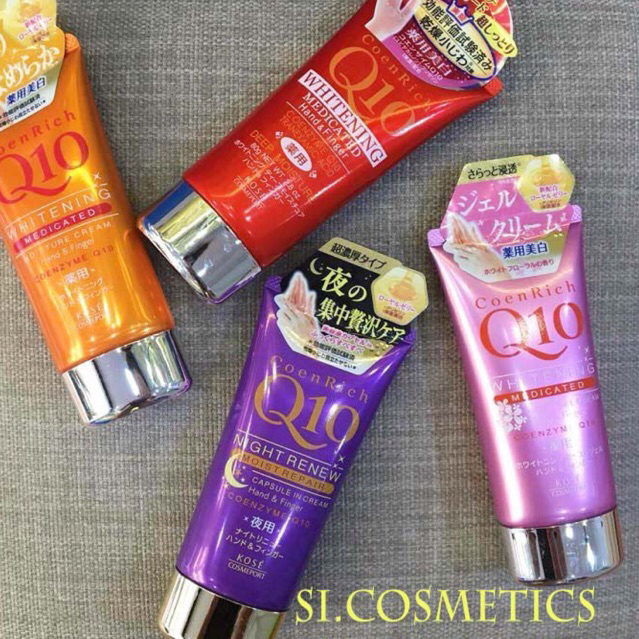 Kem Dưỡng Da Tay Q10 Mềm Mịn Kose Hand Cream Nhật Bản Tuýp 80g