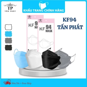 Khẩu Trang KF94 Tấn Phát Thùng 300 Cái 4 Lớp Ôm Mặt Chống Nắng Tia UV