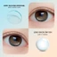 Kính áp tròng khoá ẩm 10H 3 Tháng Cận Loạn Màu Trong Suốt CARASE, Clear (Lens Cận Outlet) -