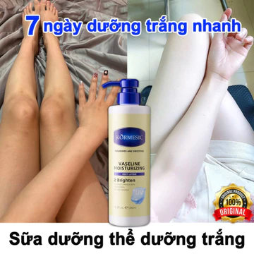 Sữa dưỡng thể dưỡng trắng vaseline 500ml Dưỡng da trắng sáng, Giúp da đều màu, dưỡng ẩm da, dưỡng trắng nhanh chóng