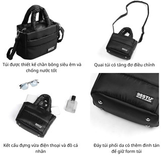 Túi đeo chéo Pillow Mini bag 98stu chần bông êm vai nhẹ kháng nước