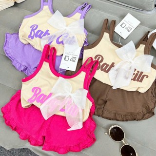BỘ BA LỖ CHẠY VIỀN 2 DÂY BABY GIL CHO BÉ GÁI