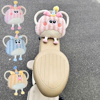Gối Treo Tay Lái Cho Bé Ngồi Trước Xe Máy | Gối Tựa Ghi Đông Kỳ Lân Nhung Mềm Trang Trí Xe