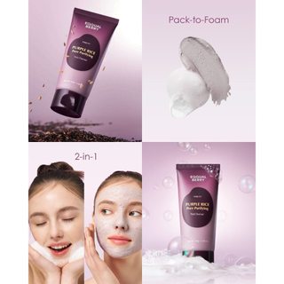 Dầu tẩy trang/Sữa rửa mặt/Serum EQQUALBERRY Purple Rice