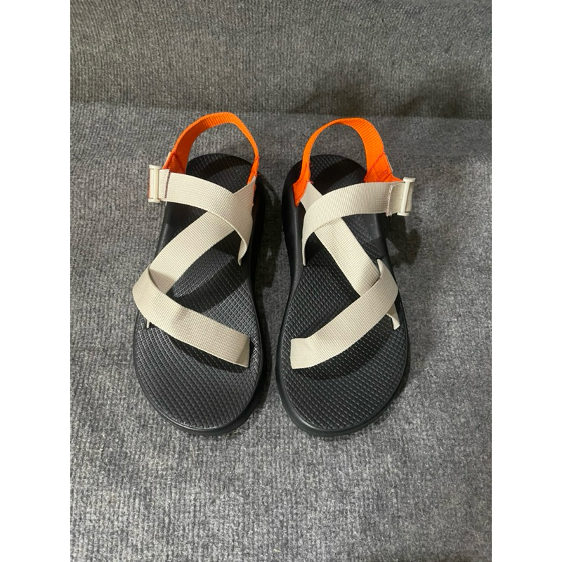 Giầy sandal chaco nam trắng kem got cam nam nữ