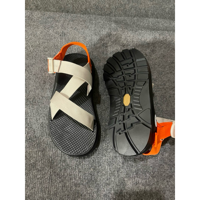 Giầy sandal chaco nam trắng kem got cam nam nữ