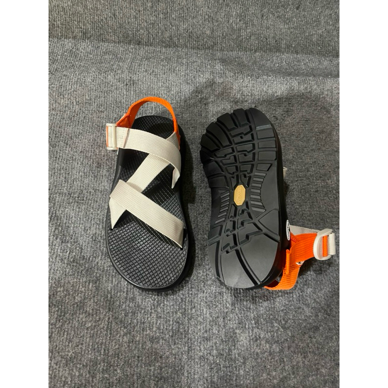 Giầy sandal chaco nam trắng kem got cam nam nữ