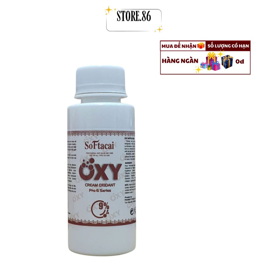 Oxy trợ dưỡng nhuộm tóc size:100ml chuẩn salon chống sót da đầu không hại tóc và da đầu mùi thơm