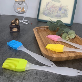 Cọ Phết Dầu Mỡ Silicone Cán Nhựa 17.5cm - Chổi Quét Mặt Bánh, Gia Vị Đồ Nướng Chuyên Dụng