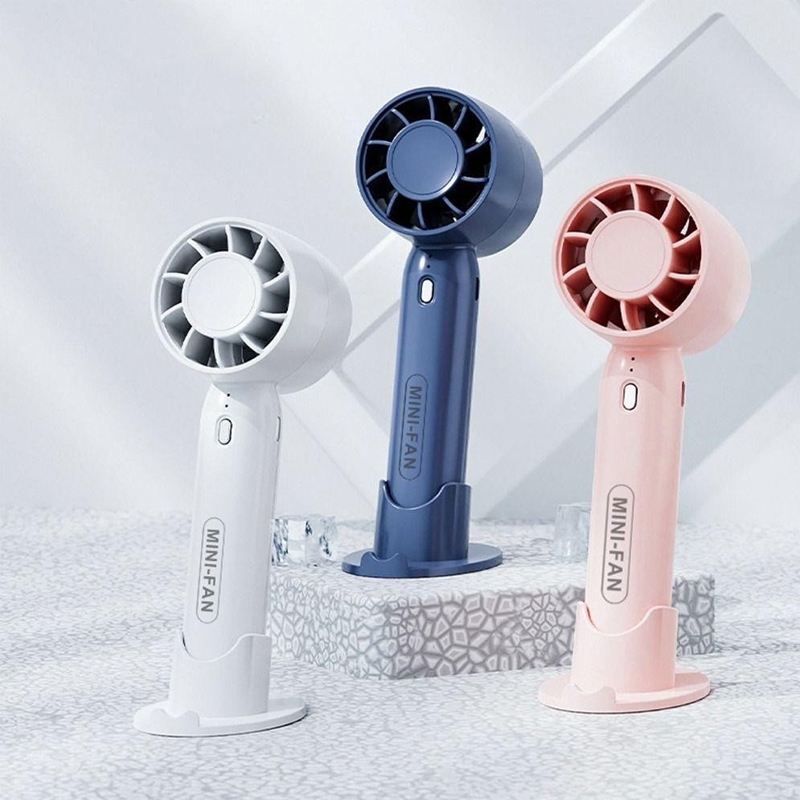 Quạt cầm tay mùa hè Di động có giá đỡ điện thoại Quạt Mini, Làm mát đa chức năng USB có thể sạc lại Máy Mini ngoài