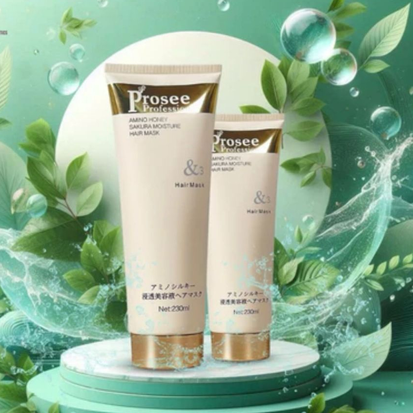 Hấp Tóc Prosee Profession Amino Honey Sakura 230ml PT1/PT2/PT3 | Dưỡng Tóc Mềm Mượt, Bổ Sung Độ Ẩm