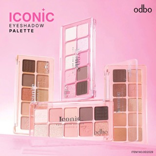 Bảng Mắt 10 Ô Odbo Iconic Eyeshadow Palette 10 Ô Chất Phấn Mềm Mịn, Bám Màu Tốt, Lâu Trôi Iconic Momoko.cosmetics