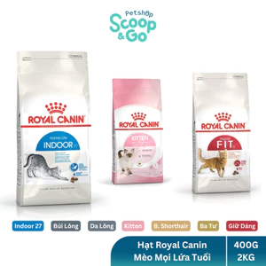 Thức Ăn Hạt Royal Canin Indoor 27, Kitten, Fit32, British Shorthair Cho Mèo