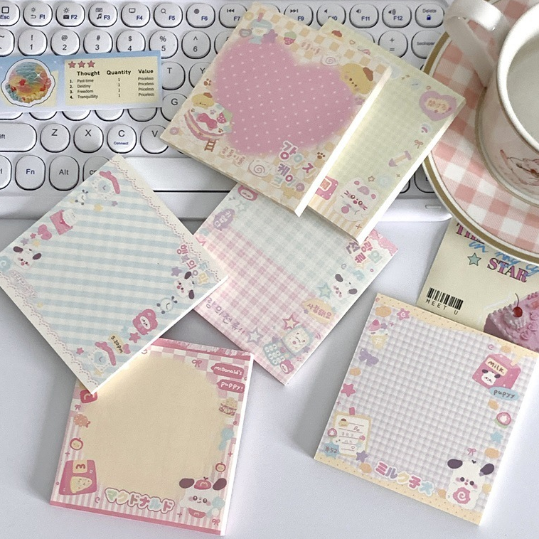 Set 50 tờ giấy ghi chú, giấy note không dính dễ thương giấy nhớ vở sổ ...