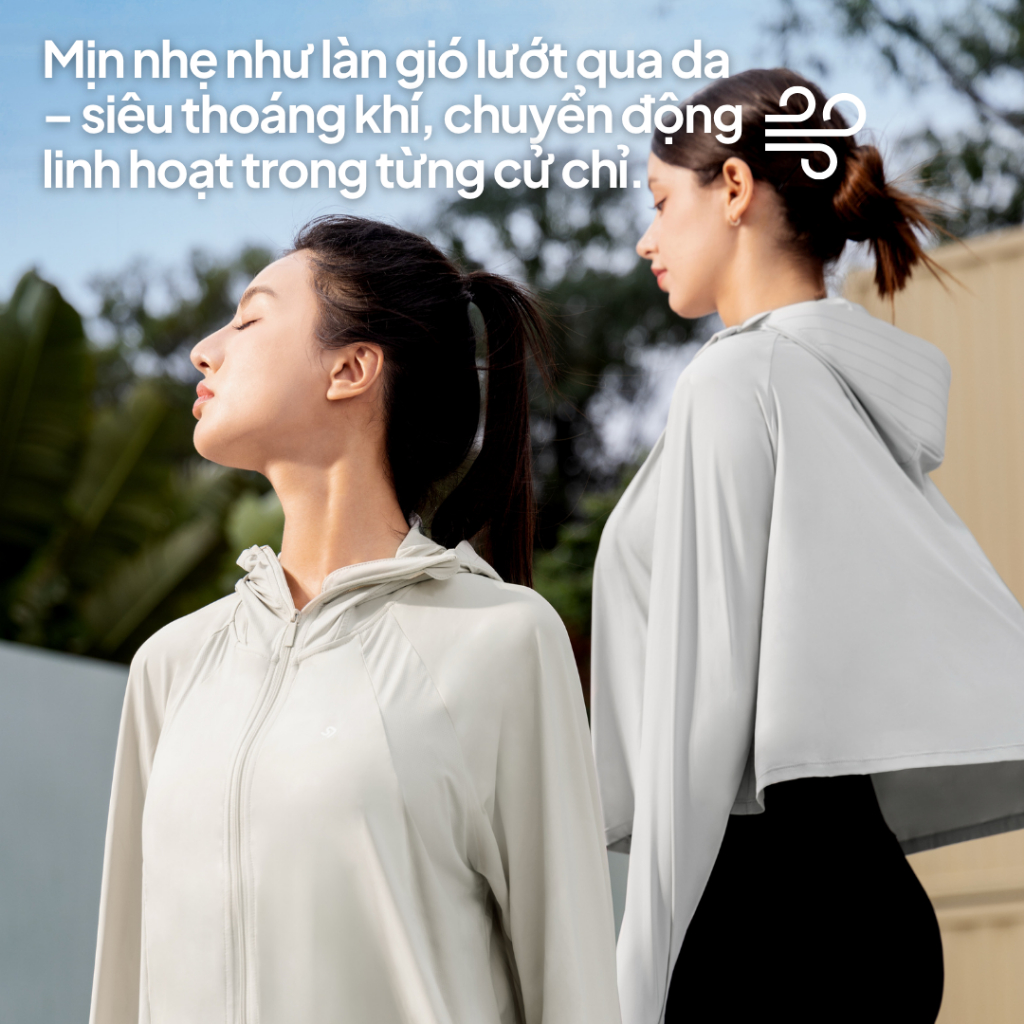 NEAU AirCape Luxe Áo Chống Nắng Tia UV 99% Cánh Dơi Su Lạnh Ngắn AC501 | BigBuy360 - bigbuy360.vn