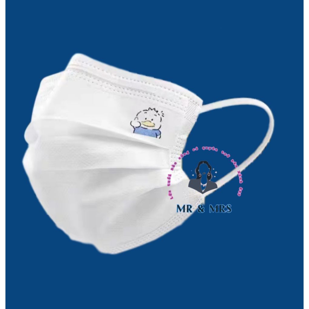 ( Set 10/30/50) Khẩu Trang Y Tế Hoạt Hình Người Lớn- MR&MRSHOUSE