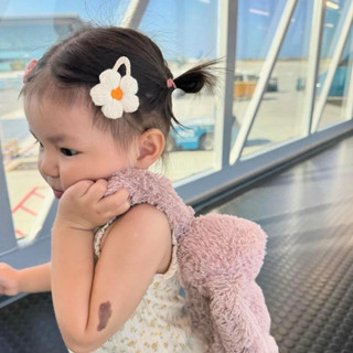 [Loại Đẹp] Kẹp Hoa handmade len cotton nhiều màu sắc by MiuMiuBeBe
