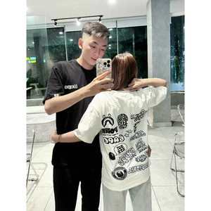 Áo Thun Bape Hàng Loại 1 Unisex Nam Nữ Chất Vải Cotton Dày Dặn Full Tag Mac