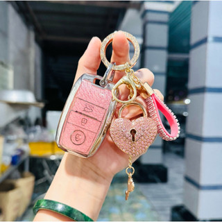 (3 Nút) Ốp Chìa Khoá Smartkey   K.i.A Rio Rio5 Sportage Ceed Cerato Morning  K3 K4 K5 Cerato Sorento Optima Picanto