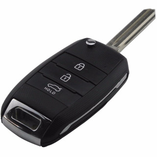 (Chìa gập 3 Nút) Ốp Chìa Khóa Kiia  Morning, Cerato, K3, Rondo, Rio, Soluto, Sorento, Sportage, Sonet Bản Deluxe