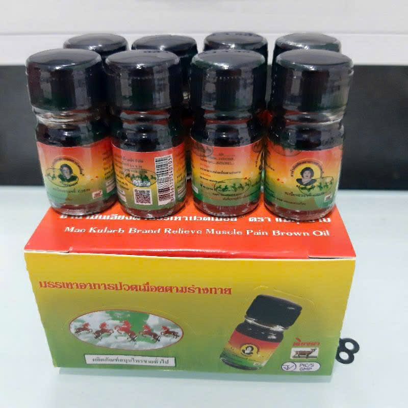 Dầu Thảo Dược Bà Mập Thái Lan 5cc Dạng Nước Nhỏ Gọn Phù Hợp Làm Quà Tặng