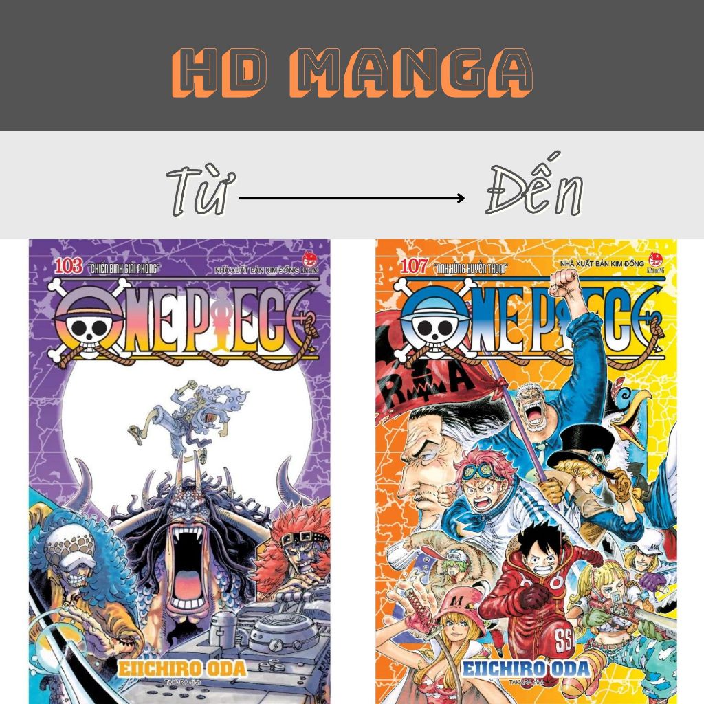 Truyện tranh - One Piece - Lẻ tập 100 101 102 103 104 105 106 107 108 ...