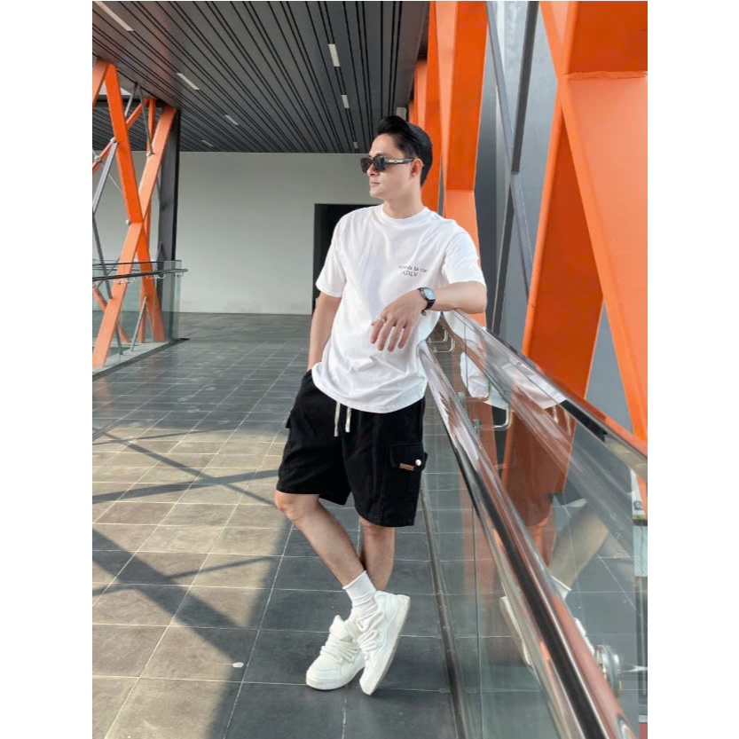 Quần short jean nam túi hộp ANUBIS chất liệu jean cao cấp thoáng mát