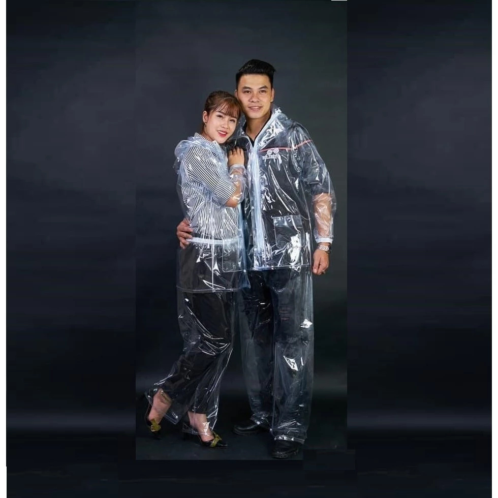 BỘ ÁO MƯA BỘ TRONG SUỐT KO THẤM NƯỚC SIÊU DAI SIÊU BỀN