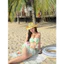 SET BIKINI ĐI BIỂN MÙA HÈ HAWAII VÁY TUA RUA ĐỦ PHỤ KIỆN(ẢNH THẬT)