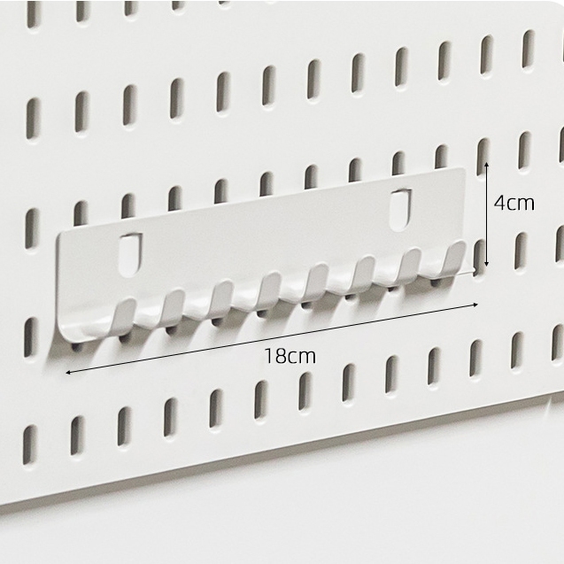 Móc cài kim loại dài cho bảng Pegboard Lỗ Dọc | Phụ Kiện Pegboard Đa Năng