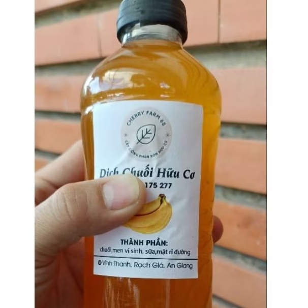 DỊCH CHUỐI VI SINH ( CHAI 500ML) DINH DƯỠNG CHO SỰ PHÁT TRIỂN CÂY TRỒNG NHIỀU GIAI ĐOẠN