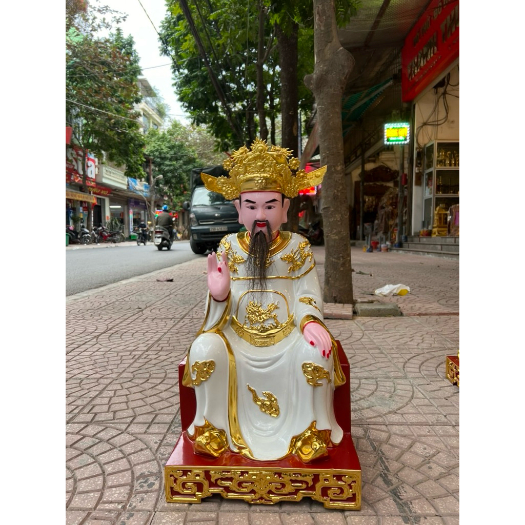 Tượng ngũ vị tôn quan gỗ mít Sơn son thếp vàng
