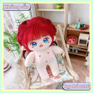 Doll nữ không thuộc tính tóc tơ 20cm có tai và đuôi - Búp bê nam tóc tơ 20cm có xương