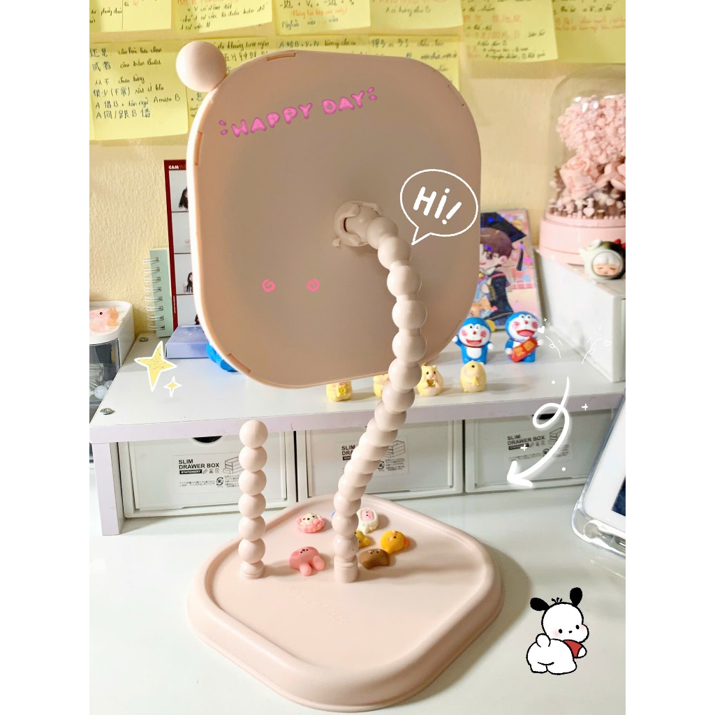 Gương trang điểm hình vuông
